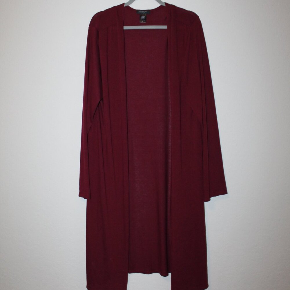 Cardigan (Wine Red) Long 3X